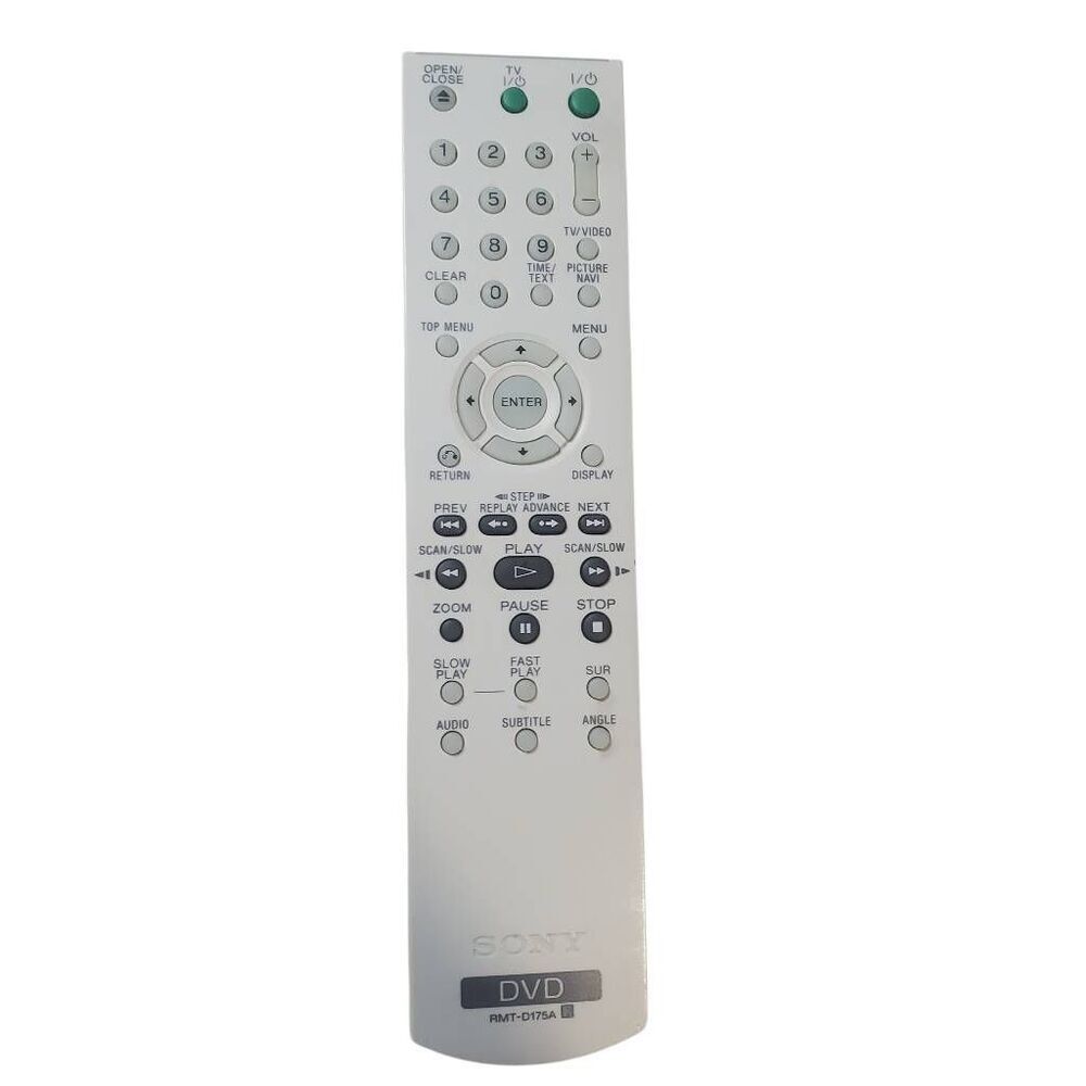 Sony DVD Remote Control – Model RMT-D175A